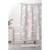 Ninola Design Winter Polar Bears Shower Curtain Pink/White - Deny Designs - image 3 of 3