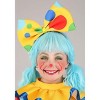 HalloweenCostumes.com Kid's Posh Polka Dot Clown Costume for girls, Rainbow Polka Dot Circus Dress with Large Bow, Kid Carnival Outfit - 4 of 4