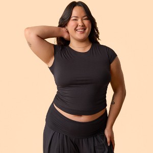 Blogilates Women's Love Story Cap Sleeve Top - 1 of 4