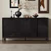 Bella Depot Geometric Accent Cabinet with Four Sliding Doors - 2 of 4