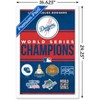 Trends International MLB Los Angeles Dodgers - Champions 23 Framed Wall Poster Prints - 3 of 4