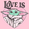 Girl's Star Wars: The Mandalorian Love is Grogu T-Shirt - 2 of 4