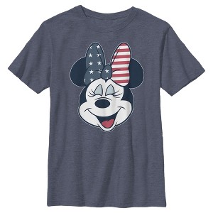 Boy's Disney Minnie Mouse American Bow T-Shirt - 1 of 3