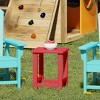 WestinTrends Malibu Kids Outdoor Patio Furniture HDPE Adirondack Square Side Table - 2 of 4