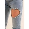 Women's Heart Of Sparkle Jeans - Blue B - 4 of 4