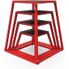 Plyometric Jump Box Set–12/18/24/30Inch Steel Plyo Boxes for Home Gym,Anti-Slip Fitness Platform for Box Jumps,Step-Ups & Explosive Strength Training - 2 of 4