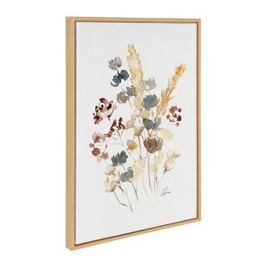 Sylvie Wild Salvia Framed Canvas by Sara Berrenson - Kate & Laurel All Things Decor - 1 of 4