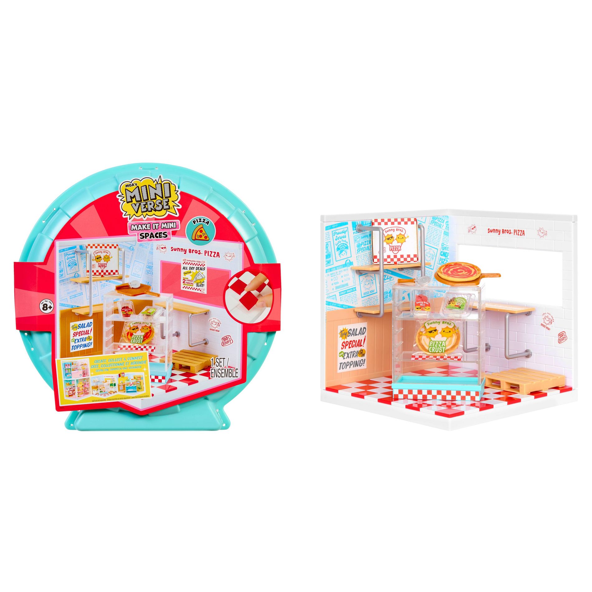 MGA's Miniverse Make It Mini Spaces Pizza Shop, Building Set