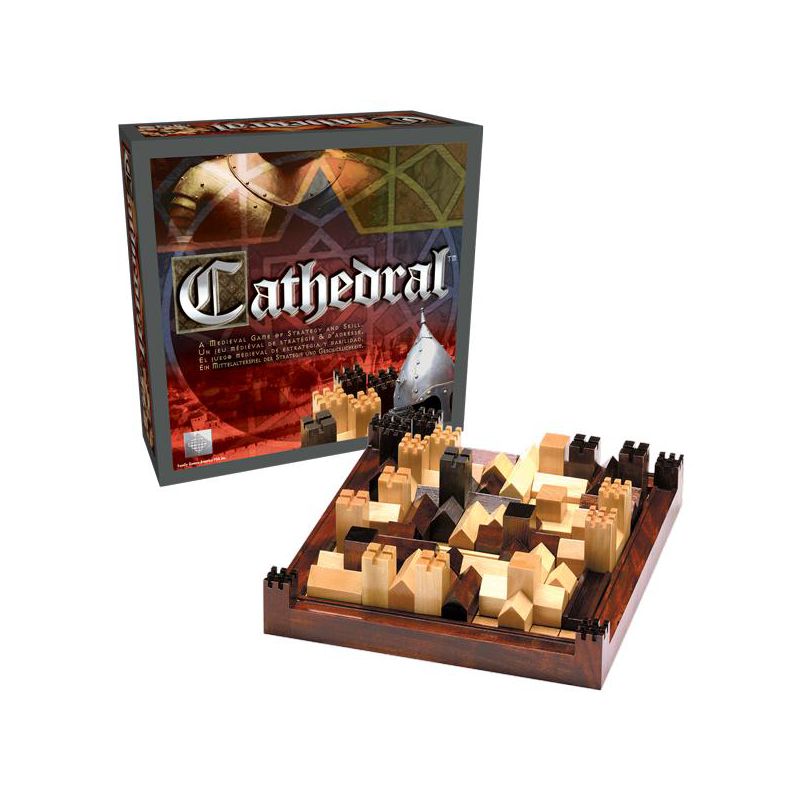 Cathedral Classic Wooden Tabletop Strategy Board Game, 3 of 5