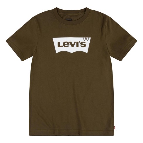 Levi's® Boys' Batwing Short Sleeve T-shirt Olive 4 : Target