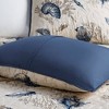 Sapphtopaz Bedding Quilt Set Comforter Set Coastal Style Shell Coral Print Reversible Quilt Set with Throw Pillows - 3 of 4