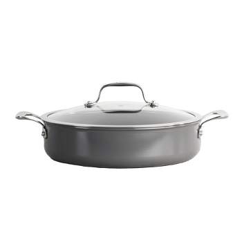 T-fal 5.5qt Universal Pan, Ceramic Excellence Nonstick Cookware Gray