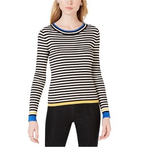 maison Jules Womens Striped Knit Sweater - 1 of 1