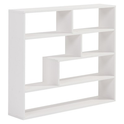 target white shelving unit