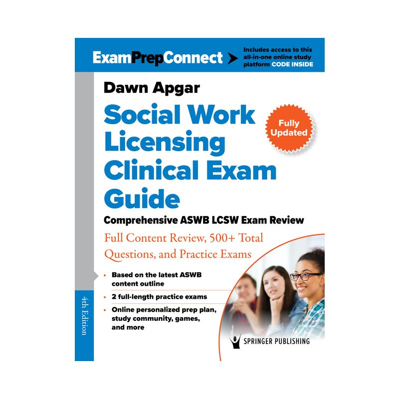 Social Work Licensing Clinical Exam Guide - 4th Edition by  Dawn Apgar (Paperback), 1 of 2