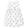 Hudson Baby Infant Girl Cotton Dress and Cardigan Set, Tea Party - 4 of 4