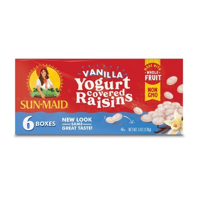 Sun-Maid Vanilla Yogurt Raisins - 6ct