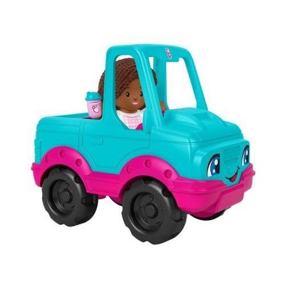 Fisher-Price Little People Barbie Toy Pick Up Truck and Figure, Toddler and Preschool Toy