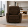 Polyester Swivel Recliner with Chrome Lever and Heavy-Duty 360 lbs Mechanism - 2 of 4
