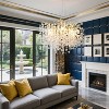 BAOURE Modern Black Tree Branch Chandelier 6-lights, 18.11in Linear Pendant Light Fixture for Dining Living Room Entryway Foyer Stairway Bedroom - 2 of 4