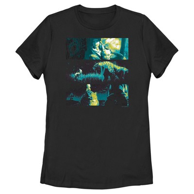 Women's Star Wars: Tales Of The Jedi Sabretooth Scenes T-shirt - Black ...