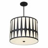 Crystorama Lighting Royston 5 - Light Pendant in  Black - 3 of 4