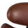NicBex 30"Mid-Century Modern Counter Height Bar Stools,Set of 1,Swivel Shell-Shaped Counter Stools with Footrest,250LBS Weight Capacity - 2 of 4