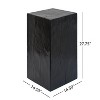 Christopher Knight Home Allain Modern Patio Square-Column Lightweight Concrete End Table - 3 of 4