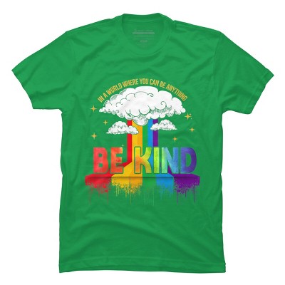 Adult Design By Humans You Can Be Anything Be Kind Pride By Legato Tendo T-Shirt