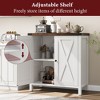 Whizmax Buffet Cabinet Farmhouse Sideboard Storage Cabinet with Doors and Shelves, Entryway Cabinet Accent Cabinet for Living Room Dining Room - 4 of 4