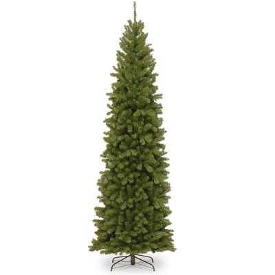 National Tree Company Artificial Giant Slim Christmas Tree, Green, North Valley Spruce, Includes Stand, 10ft