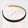 Unique Bargains Women's Fashion Solid Simple Satin Headbands 0.63" Wide 2 Pcs - 4 of 4