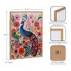 Kate & Laurel All Things Decor 16"x20" Gallery Bright Colorful Boho Peacock and Botanicals Print by The Creative Bunch Studio Gold - 3 of 4