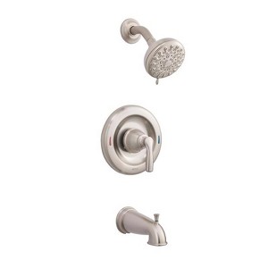 Moen Hilliard 1-Handle Brushed Nickel Tub and Shower Faucet - 1 of 1