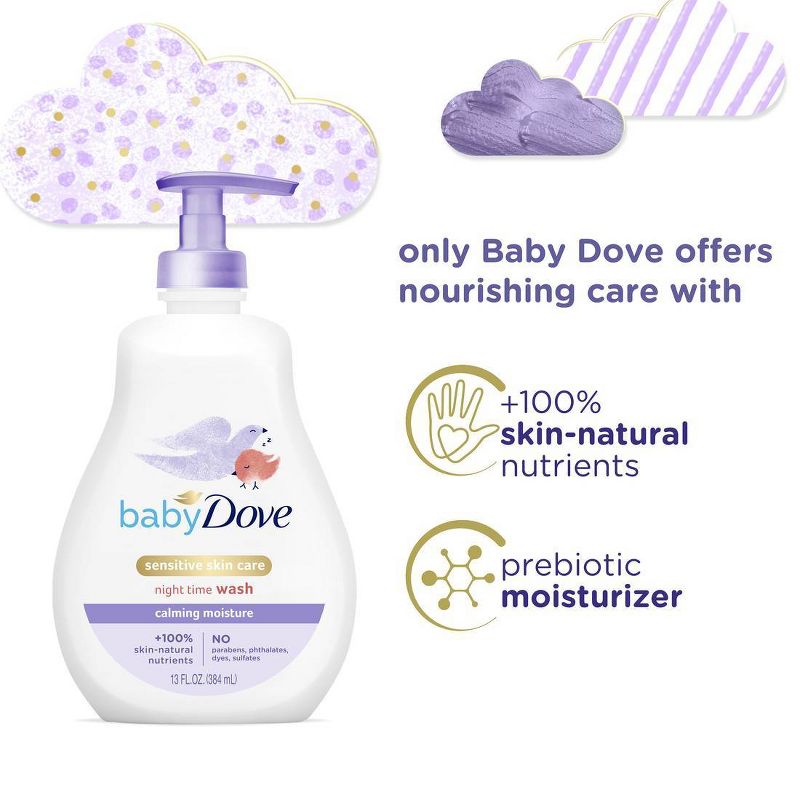 Baby Dove Tip to Toe Calming Moisture Baby Bath Wash - 13 fl oz, 4 of 10