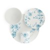 Portmeirion Home 16-Piece Porcelain Dinnerware Set, Vintage Denim - Floral Plates, Bowls & Mugs - Dishwasher & Microwave Safe - 3 of 4