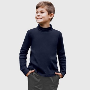 City Threads Kids Soft Cotton Turtleneck - USA-Made, Breathable & Versatile Layering Top for Boys and Girls - 1 of 4