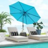 Costway 10ft Patio Umbrella Outdoor W/ 59 LBS Heavy-Duty Round Umbrella Stand - 2 of 4