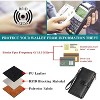 Ladies' Large Capacity Credit Card Wallet with RFID Theft Protection Double-Zip Pocket Genuine Leather Bifold Wallet Wristlet Clutch Bag - 3 of 4