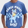 Boys' Bluey Dance Mode Graphic Short Sleeve T-Shirt - Blue - 2 of 4