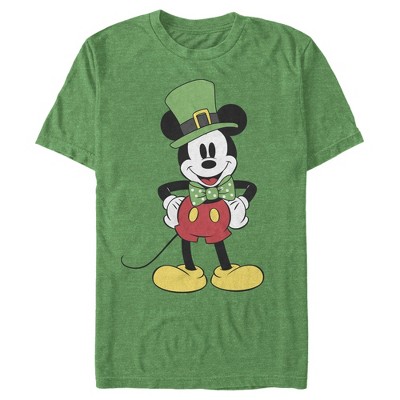 Men's Mickey & Friends Mickey Mouse St. Patrick's Day Lucky Cartoon T-Shirt
