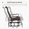 1-Person Outdoor Glider Swing, Single Rocker, Ergonomic Head Support, with Lightweight Metal & Mesh Construction, Supports Up to 352 lbs. - 4 of 4