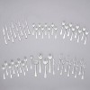 RiverRidge® 46pc Monogram Marina Silverware Set A-Z - 3 of 4