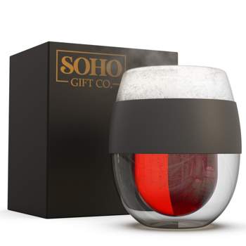 Bella Vino Set Of 2 Extra Large Crystal Wine Glasses With Stem - 32oz. :  Target