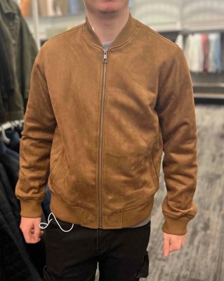 Men's Big & Tall Lightweight Bomber Jacket - Goodfellow & Co™ Tan 3xlt :  Target