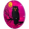 Northlight Lighted Owl and Jack O' Lantern Halloween Window Decoration - 13.75" - 4 of 4