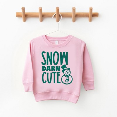 The Juniper Shop Snow Darn Cute Toddler Graphic Sweatshirt