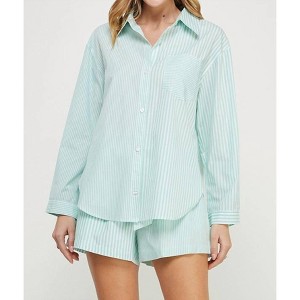 Women's Amelia Poplin Top - ALLIE ROSE - 1 of 3