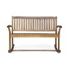 Gulches ROCKING LOVESEAT for Patio, Outdoor, Garden, Poolside - 4 of 4