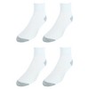 CTM Men's Cotton Blend Ankle Socks (4 Pair Pack) - 2 of 4